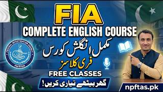 FIA Jobs 2026 English Test Preparation | Vocabulary, Grammar & Sentence Correction