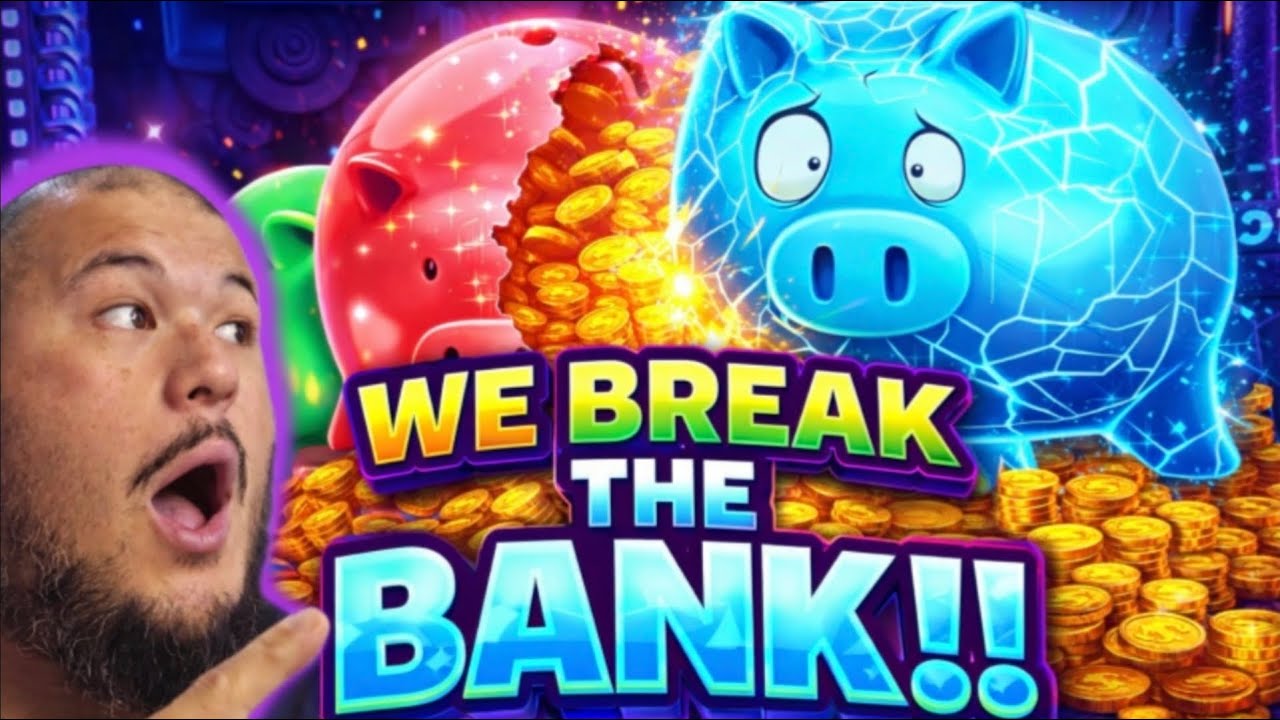 We BREAK THE BANK 💰 on the NEW Piggy Bankin Slot 🐷