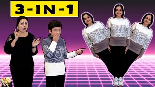 3  IN  1 Family Funny Challenge | Pull the String Money Ball Hopscotch | Aayu and Pihu Show