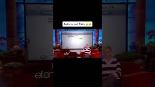 Funny Auto Correct Fail: Don’t end up on Ellen #texting #text #textfail #funnytexts