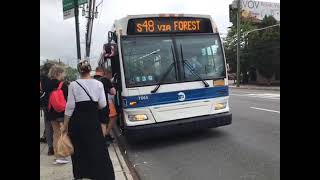 S48 And Sim33 Buses At Forest Avenue And Maple Pky