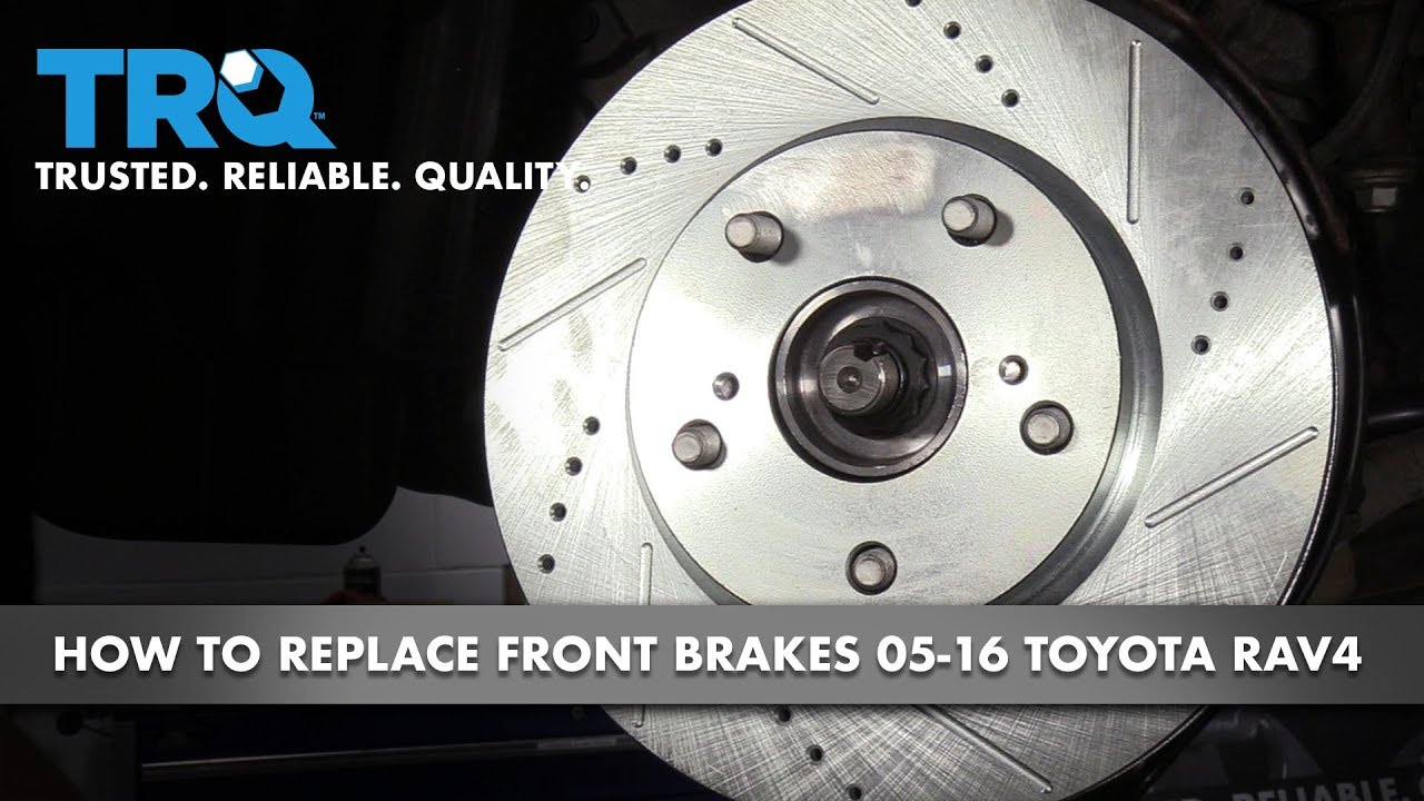 How to Replace Front Brakes 05-16 Toyota Rav4 - YouTube