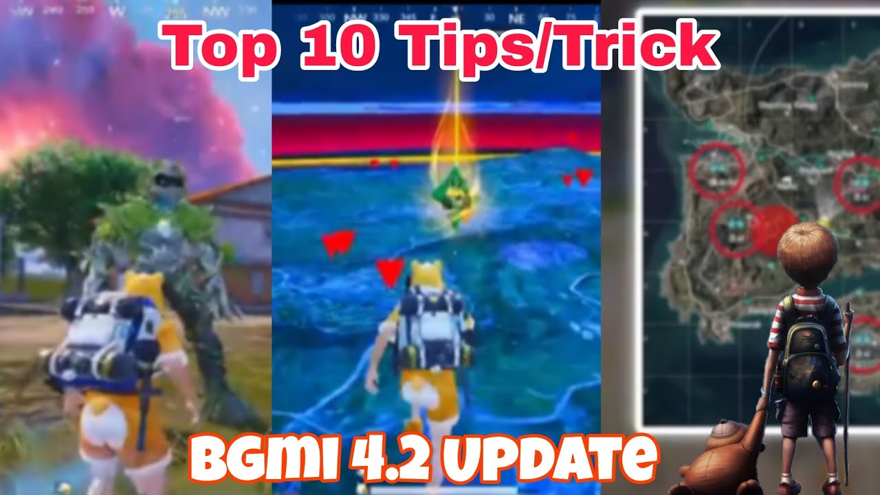 BGMI 4.2 Update I Top 10 Tips/Tricks You Must Know