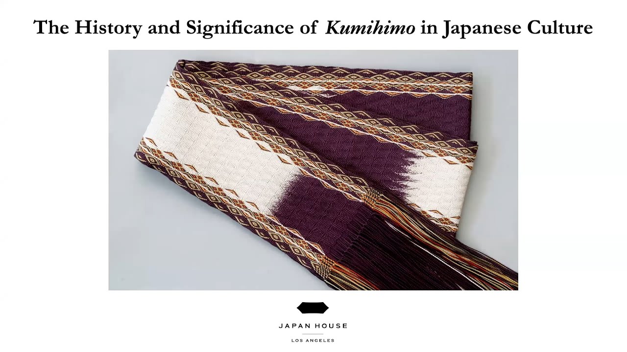 The History of Kumihimo  JAPAN HOUSE Los Angeles