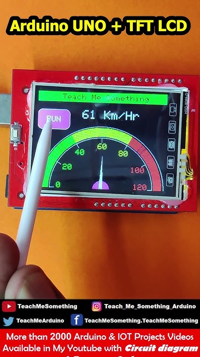 Arduino UNO 2.4 inch TFT LCD UNO Shield Animation || interfacing 2.4 ...