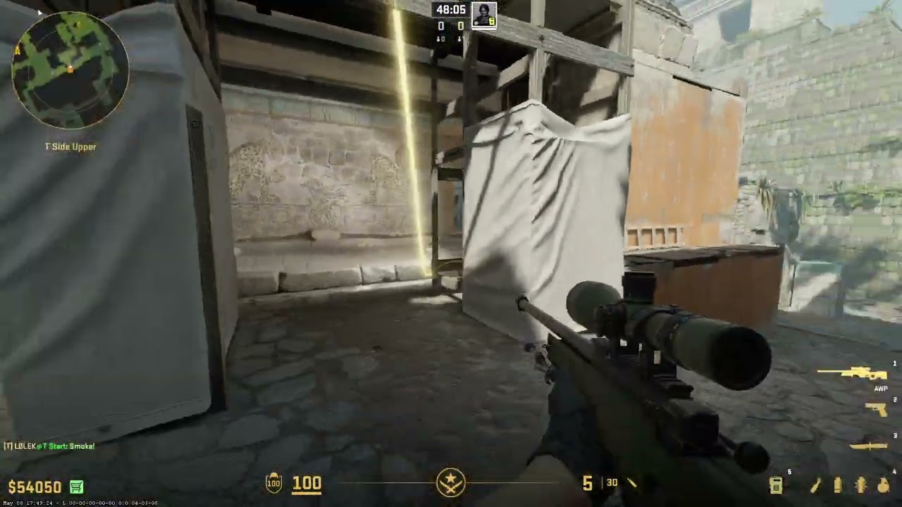 How to Smoke Cave From T Spawn on Ancient | CS2