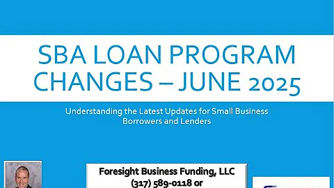 SBA Loan Updates for June 2025 | Big updates to the SBA (7) starting June 2025