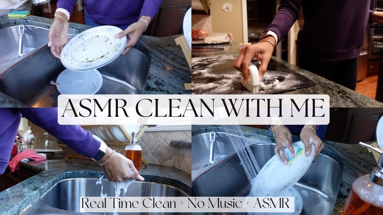 Cleaning ASMR + Clean with me + No Music + Victorias Home & Garden # ...