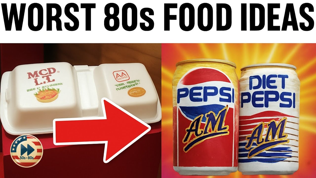 10 Innovative Foods From The 1980s That FAILED Miserably!   Native Americans Food History Channel