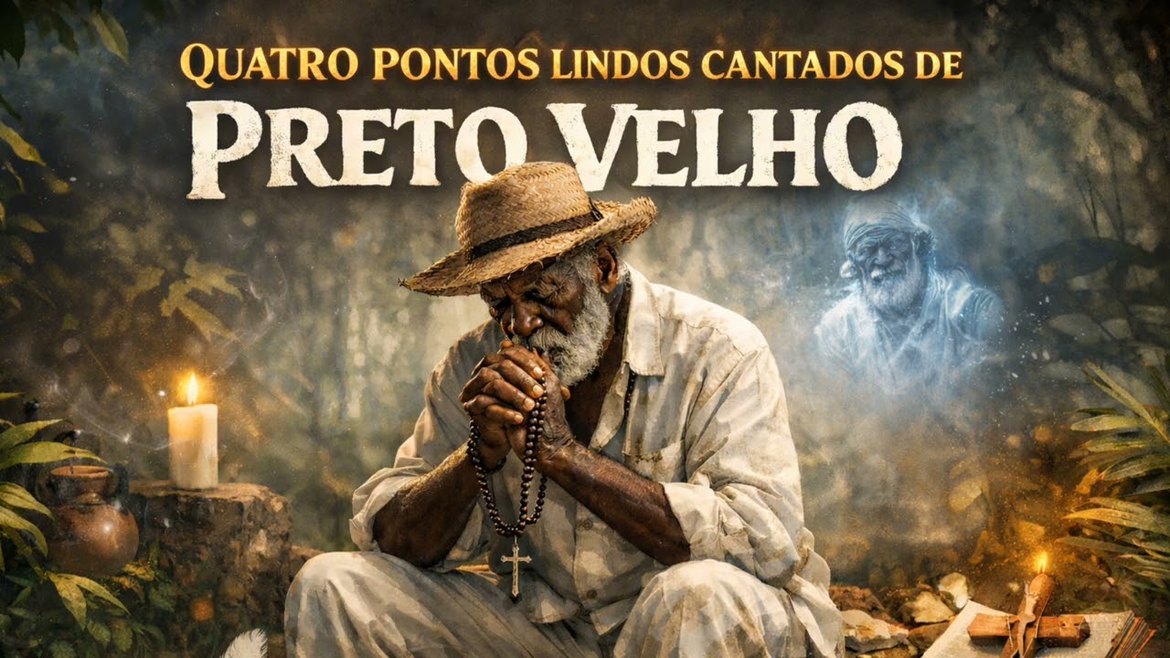 🪴🪴4 Pontos Mais Lindos Cantados de Preto Velho | Umbanda 🌿🌿🌿🌿