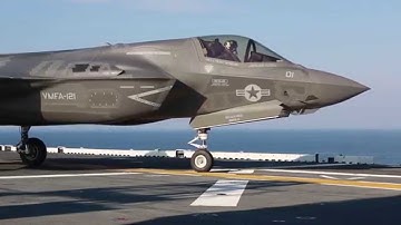 F-35B trials in USS Wasp, May 2015, part I