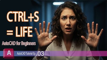AutoCAD for Beginners| Episode 3| Save Your CAD Life| CTRL+S & Autosave