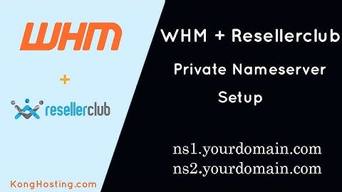How To Setup Custom Private Nameservers In WHM And Reselleclub | Domain Nameserver
