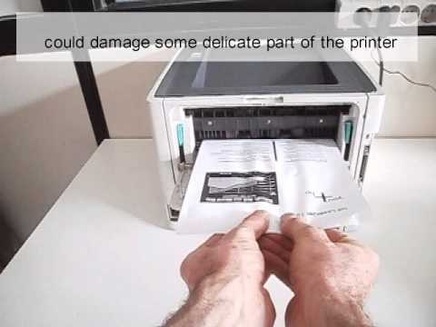 How to fix a printer paper jam 
