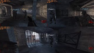 Call of Duty World at War - 4 player split screen and aim assist on PC with Nucleus Coop (LATEST)