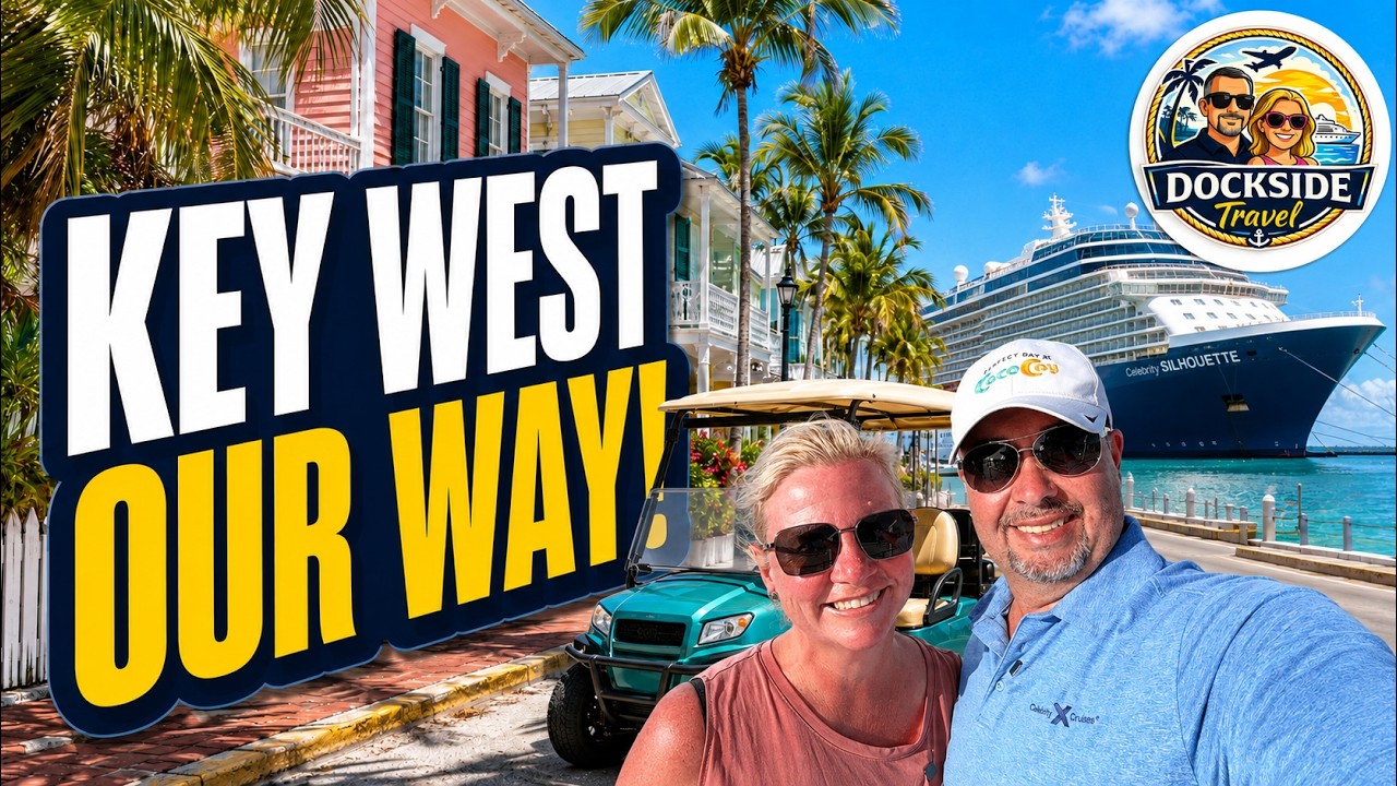We Rented a Golf Cart in Key West! (Worth It?) | Celebrity Silhouette Ep 2