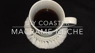 DIY Macrame coaster