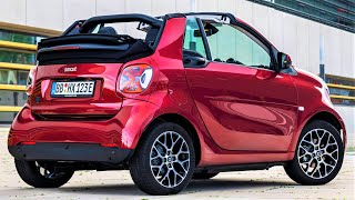 2022 Smart EQ Fortwo Cabrio - Carmine Red Metallic - Interior, Exterior, Walkaround