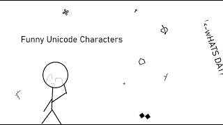 Funny Unicode Characters 2