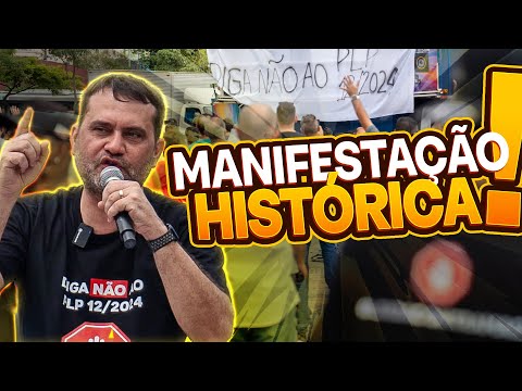 A MAIOR MANIFESTAÇÃO de MOTORISTAS de APPs