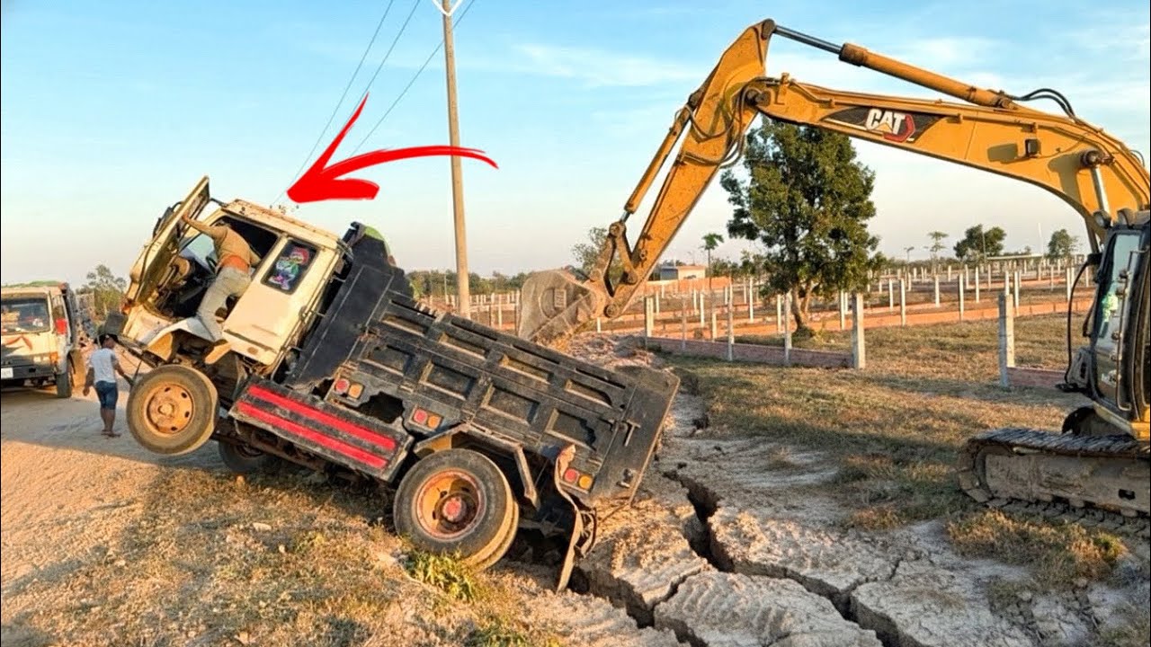The driver was careless, causing the car to fall off the road. While working