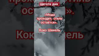 Цитата дня от Коко Шанель #мысли #цитаты #успех#жизнь