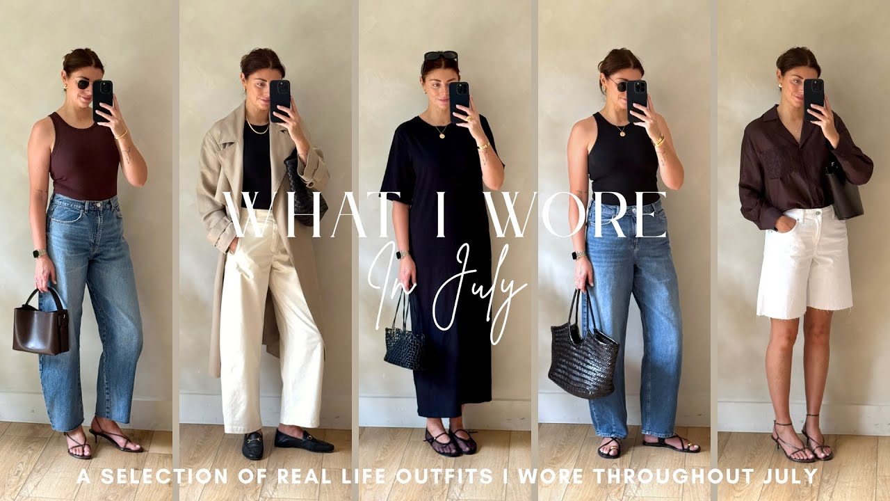 What I Wore In July | Minimal Summer Outfits