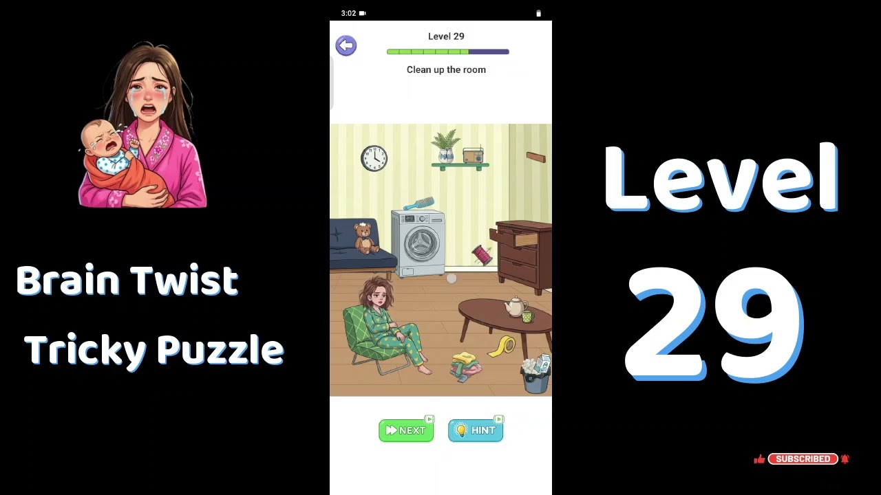 Brain Twist Level 29 The Secret behind the curtain