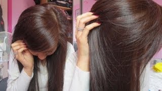 How To Dye Black Hair to Brown (without bleaching)  very light ash blonde | Emily