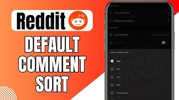 How To Change Default Comment Sort On Reddit