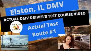 Chicago DMV Test Route #1 North Elston IL Behind the Wheel Driver's License Road Test Course