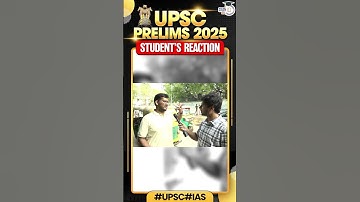 UPSC 2025 CSAT Paper Reaction Just After Exam! 🎯 #shorts #IAS #CSAT2025