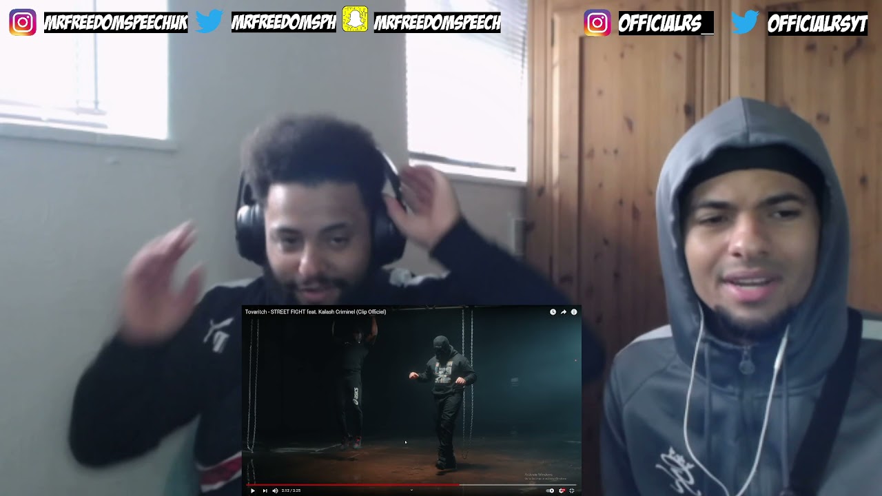 HADOUKEN STREET FIGHTER 🔥  *UK🇬🇧REACTION*  🇷🇺🇫🇷 Tovaritch ft Kalash Criminel -  STREETFIGHT