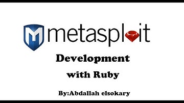 01_Metasploit Development With Ruby Arabic (libraries view)