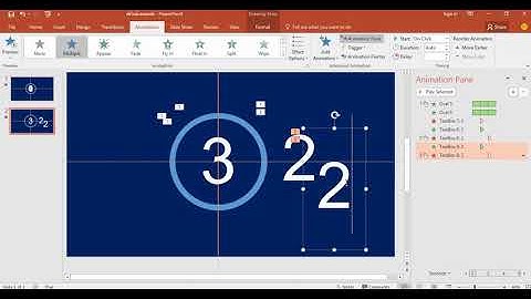 ทำนับถอยหลังโดยโปรแกรมpowerpoint