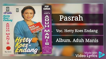Pasrah...