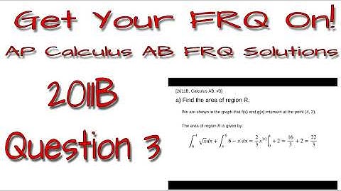 AP Calculus AB - 2011B: #3