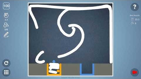 Check out how I solved level 100 in Brain It On! #BrainItOn