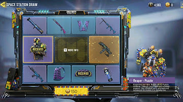 (GOT THE REAPER PUZZLE IN TWO DRAWS) call of duty mobile