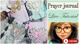 Prayer Gratitude Journal Tutorial || Craft Show Ideas || Handmade Gifts || Craft with Me || So cute!