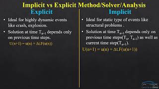 (ANSA) Course 4: 1.13 Implicit vs Explicit