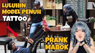 MENANTANG !!! LULUHIN FOTO MODEL PENUH TATTOO | PRANK MABOK