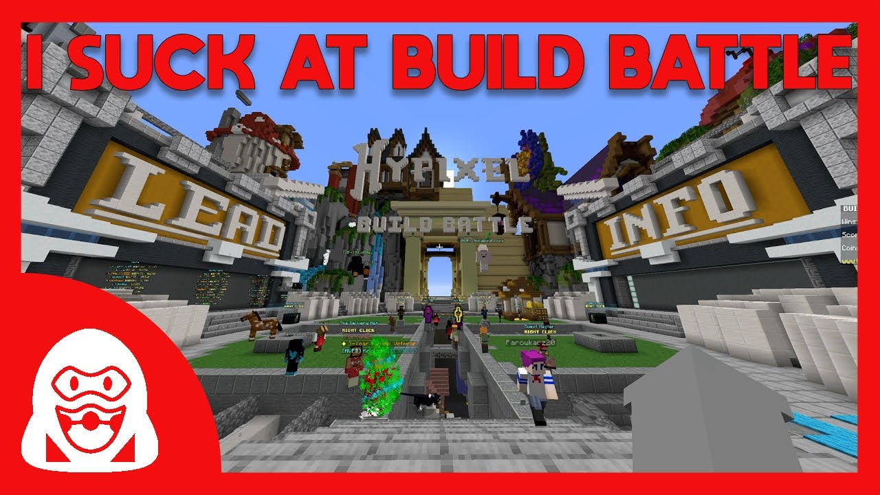I Am the Worst Hypixel Build Battle Player in Minecraft (Live) - YouTube