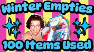 Huge Empties! 100 Items Used UP! #projectpan #projectuseitup #empties #empty #bathandbodyworks