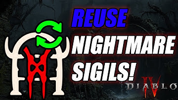 REUSE Your BEST Nightmare Sigils in Diablo 4! Dungeon reset exploit trick
