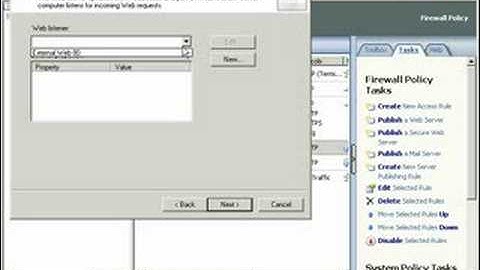 Publishing a web on ISA part 2