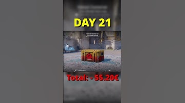 A Case A Day Until I Get Gold! (Day 21) #shorts #cs2  #gold