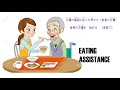 SSW: 声かけ表現：食事の介護（Eating Assistance）