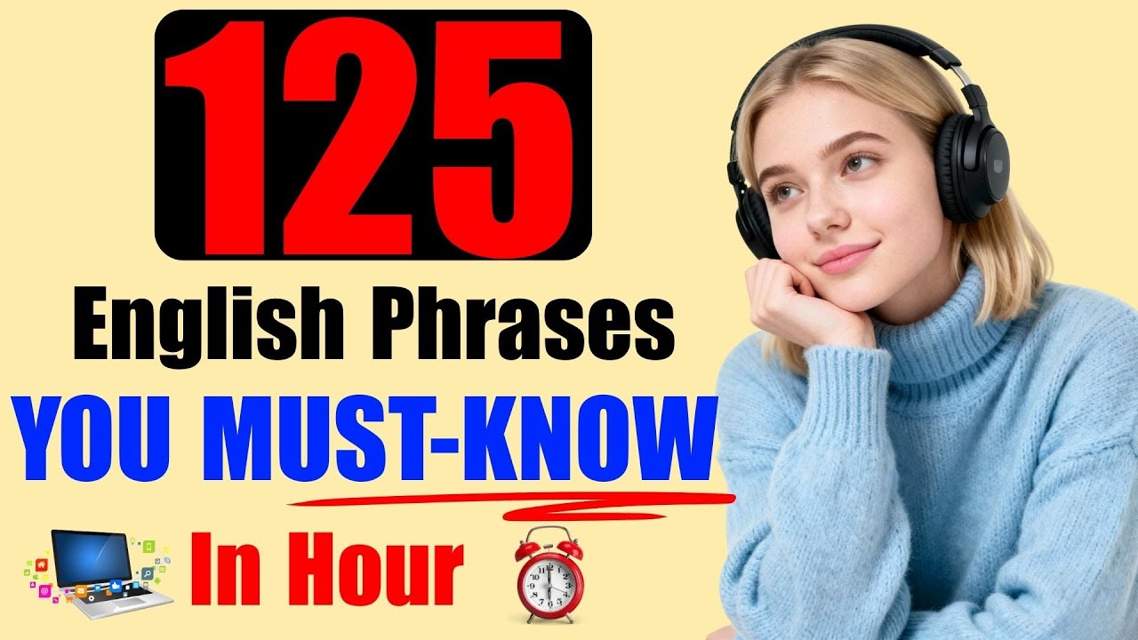 125 English Phrases You Must Know | Daily Listening & Speaking Practice