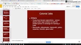 Colonial America PPT AC U S